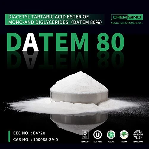 Diacetyl Tartaric Acid Ester of Mono-and Diglycerides  (Datem ) 80%