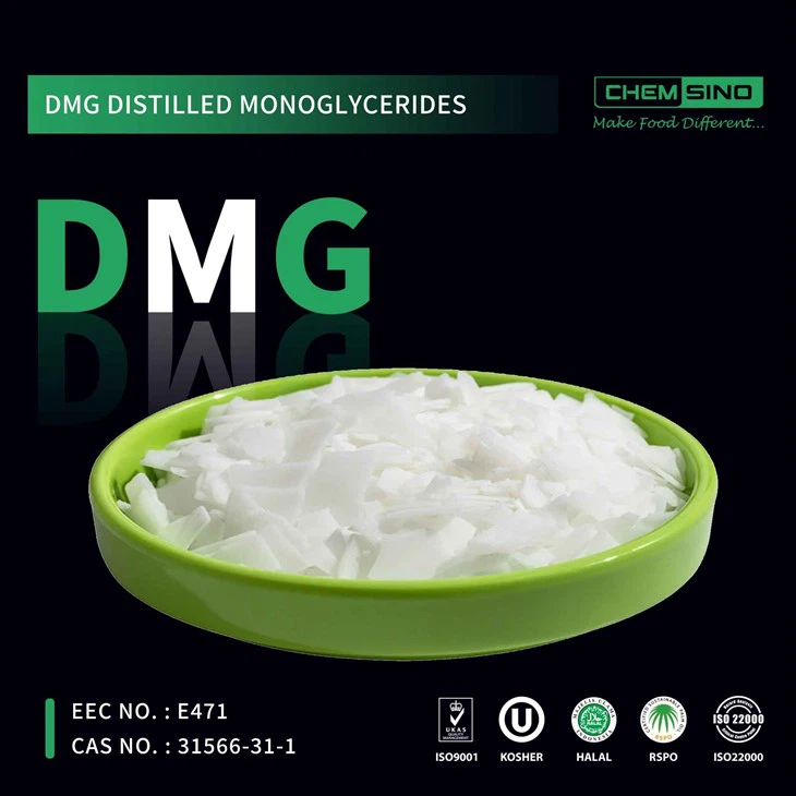 Monoglicerydy destylowane o wysokiej czystości DMG Flake Nr CAS 31566-31-1