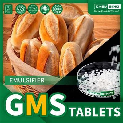 Destylowane monoglicerydy DMG Tabletki w Przemysłowym Nr CAS 31566-31-1