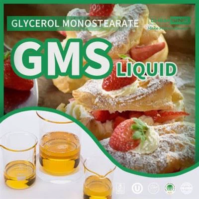 Producent Dodatki do żywności Nr CAS 26545-74-4 Monostearynian glicerolu GMS w płynie